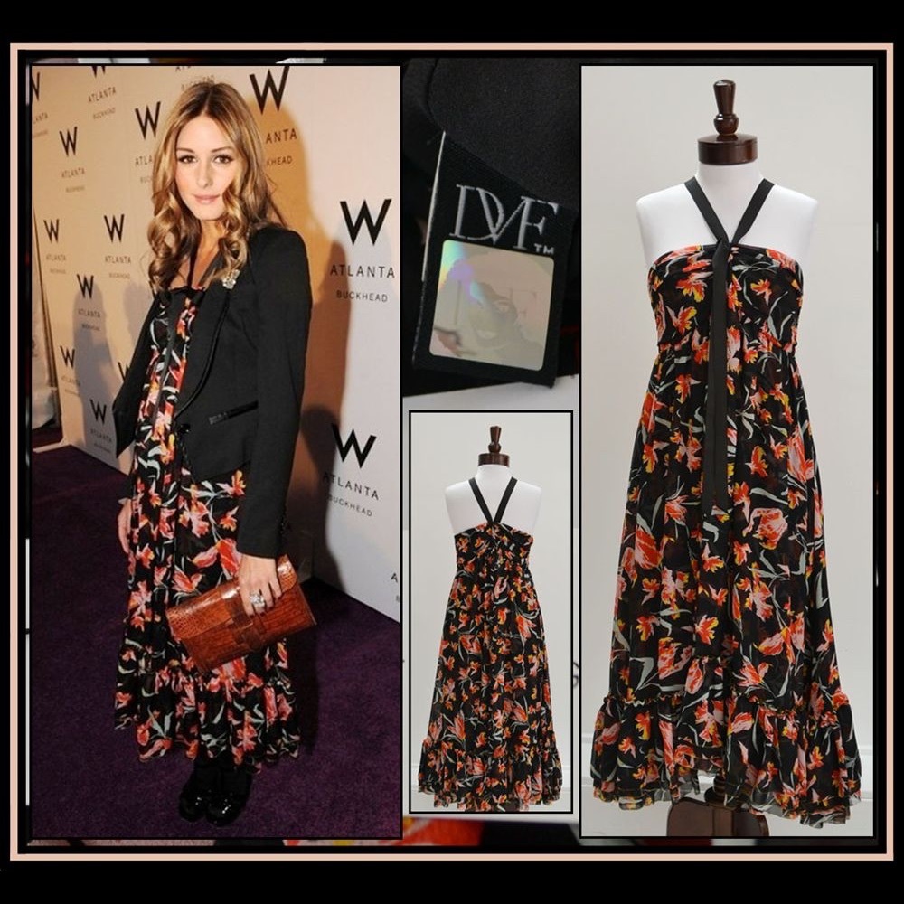 Diane Von Furstenberg Erin Silk Maxi Dress ORIGINAL